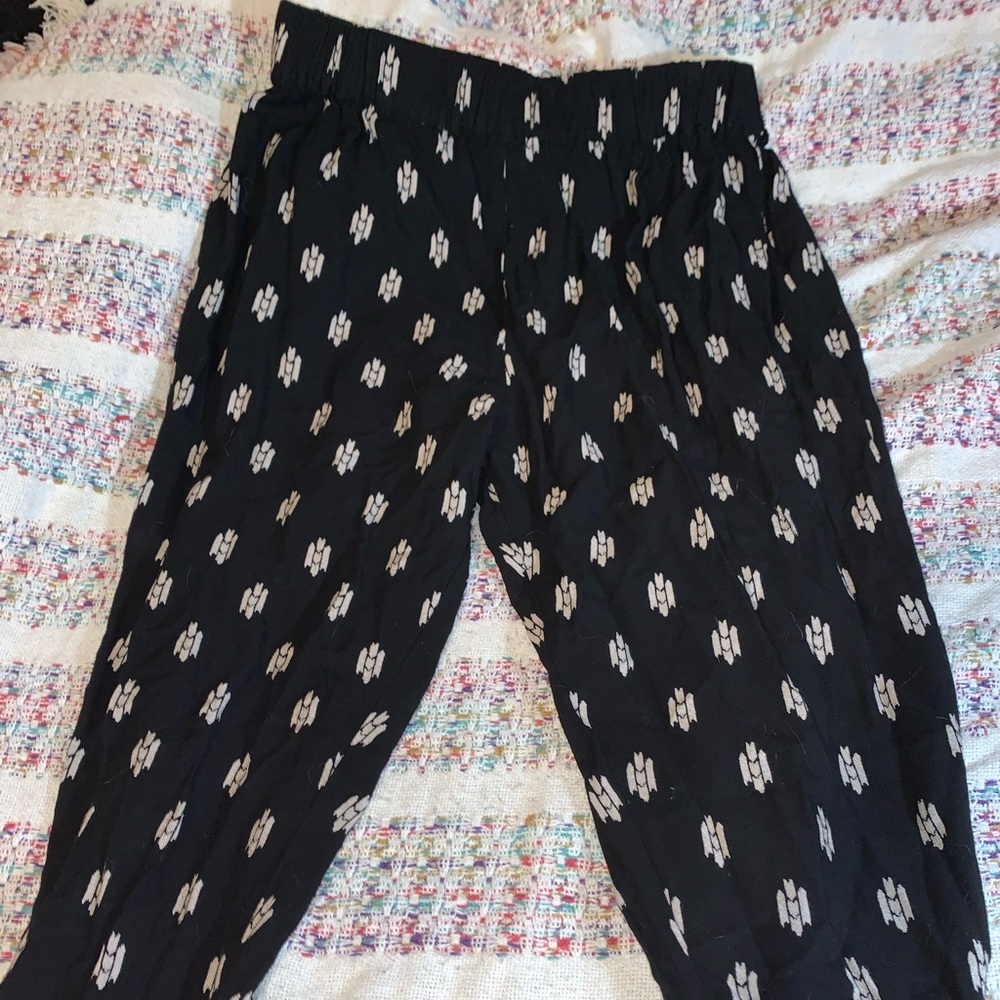black soft dress pants